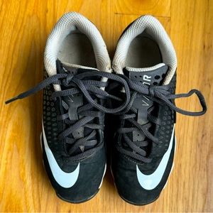 Nike Vapor Fastflex Black White Baseball Cleats Shoe AQ8151-010 (Youth Size 13C)